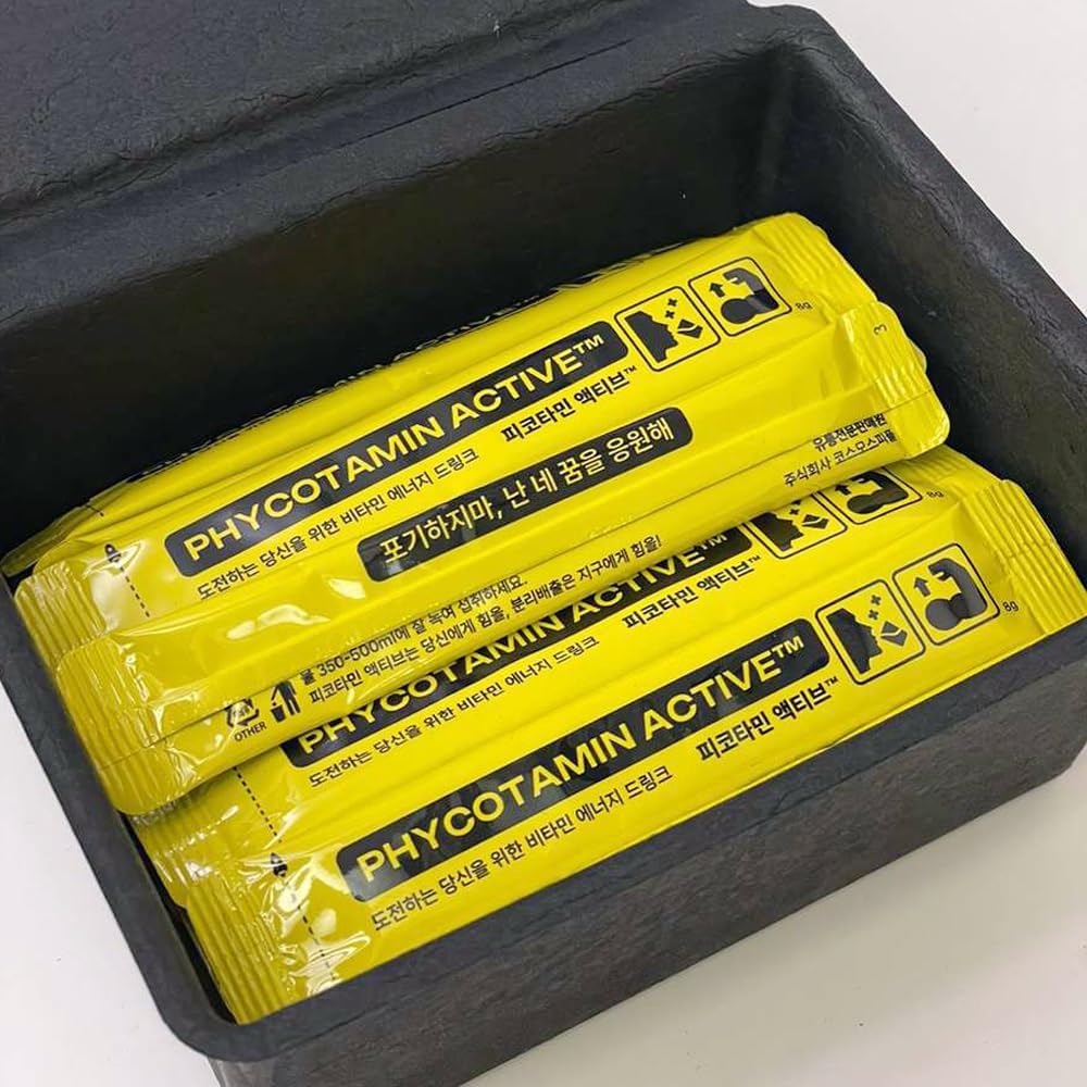 KOSMOS PEOPLE PHYCOTAMIN Multivitamin Powder - 30 Packets for Energy, Hydration, and Recovery - Daily Vitality and Fitness Support