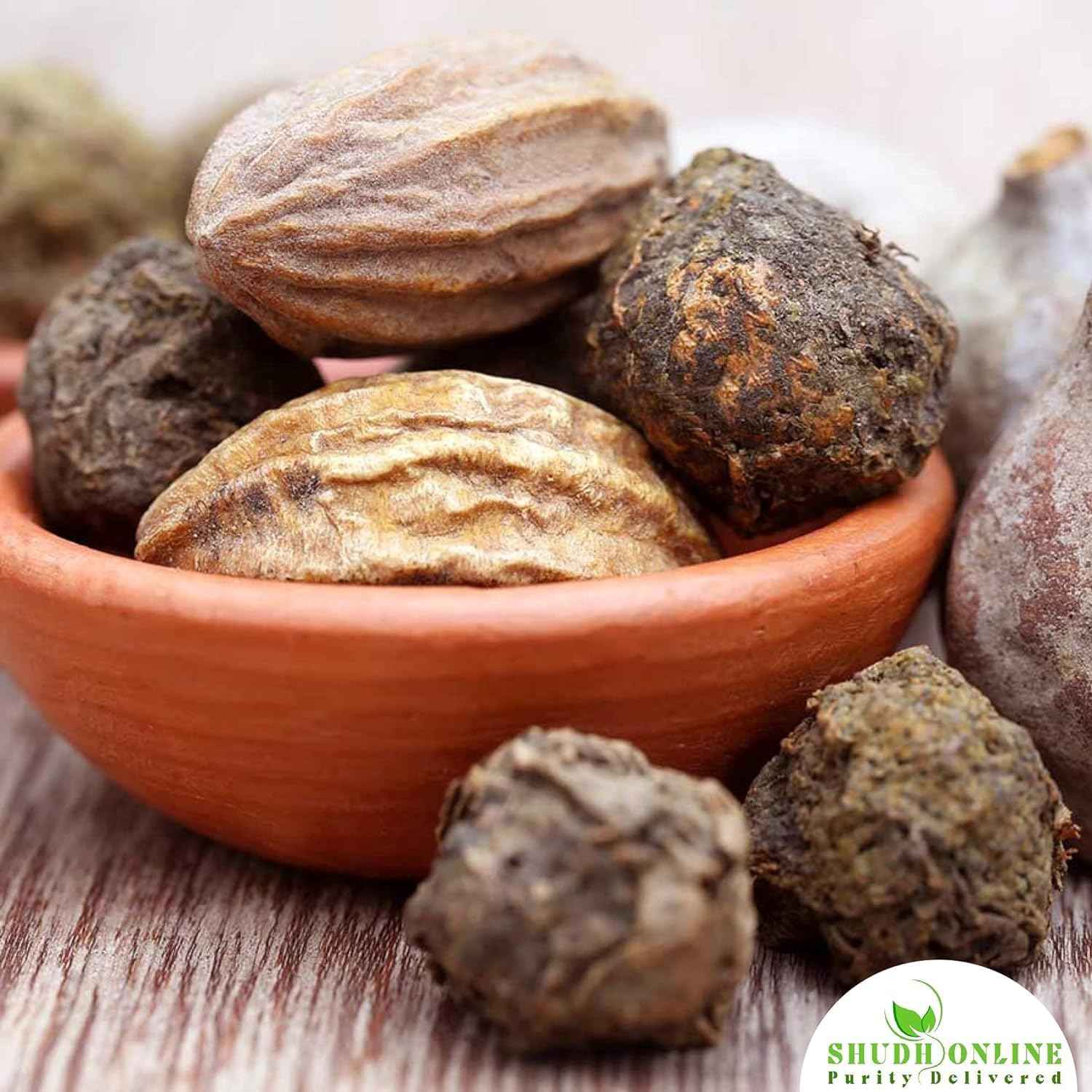 KRISTINA Harad Powder, Haritaki, Inknut Powder, Haralu (100 Grams), Harar, Karakkaya, Kaudukai, Terminalia Chebula for  Slimming Formula , Digestion, Face, Dark Circles