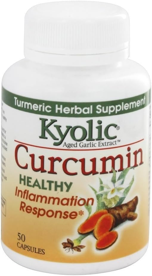 Kyolic Curcumin Turmeric Supplement with Bioperine - Herbal Formula for Health and Wellness