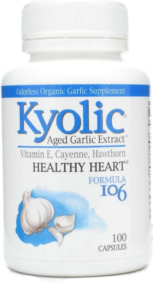 Kyolic Formula 106 - Natural Supplement for Heart Health and Immune Support