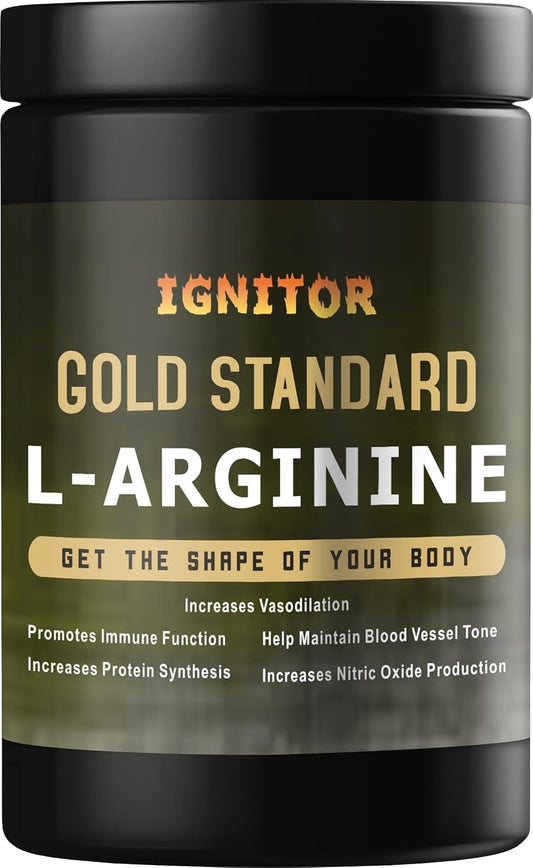 L-Arginine Powder Supplement for Muscle Growth - 300gm Amino Acid Supplement for Men and Women