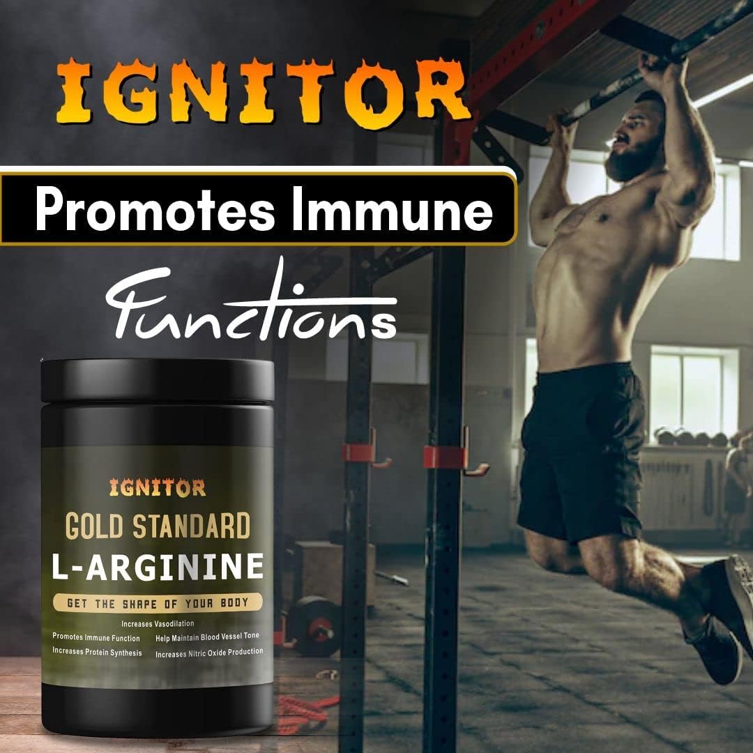 L-Arginine Powder Supplement for Muscle Growth - 300gm Amino Acid Supplement for Men and Women