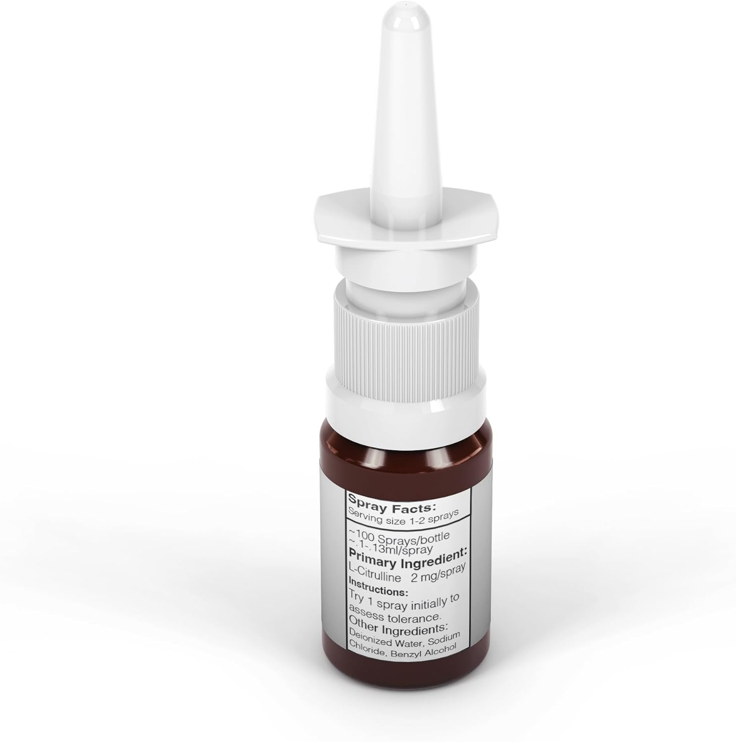 L-Citrulline Spray for Enhanced Blood Flow and Pump - 100 Sprays per Bottle - Nitric Oxide Support for Body and Mind