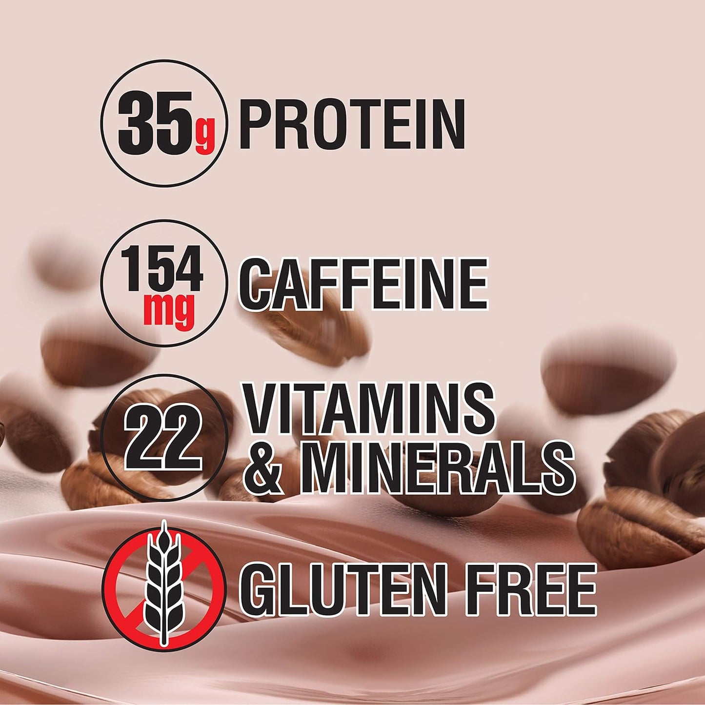 Labrada Lean Body MRP with Premium Colombian Coffee, Power Latte Flavor, 2.47LB Tub - Packaging Options Available