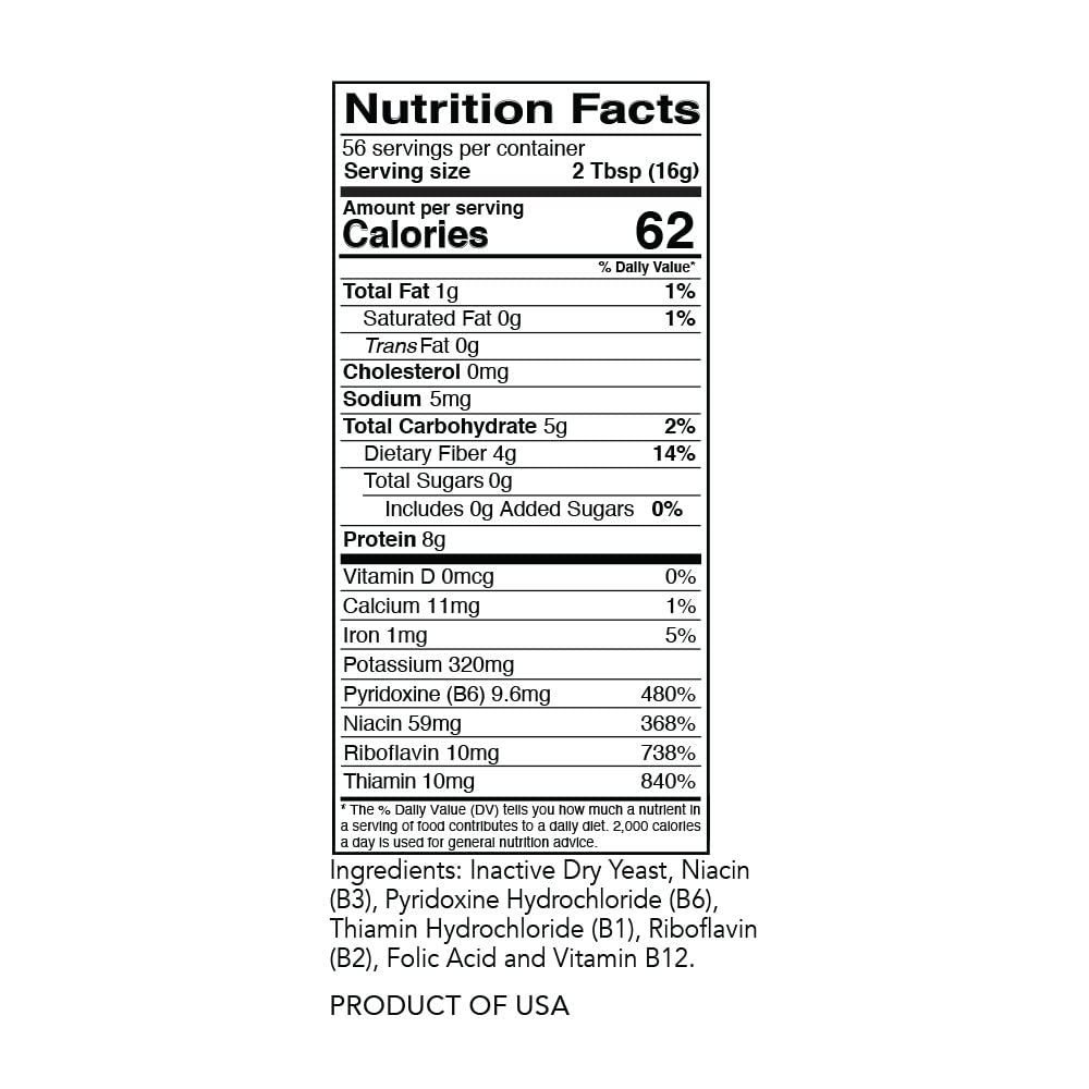 Large Flake Vegan Parmesan Cheese Substitute for Baking - Kevala Nutritional Yeast (Fortified) 2 lb - Popcorn Seasoning, Salt Free