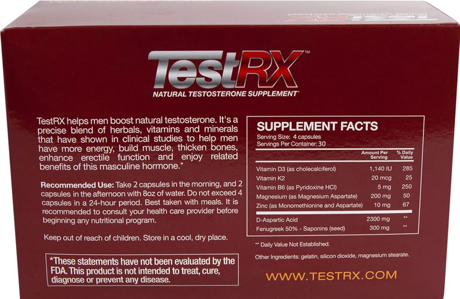 Leading Edge Health TestRX: The Ultimate  Strength & Stamina Enhancer  for Men - Increase Muscle Mass, Energy, and Performance!