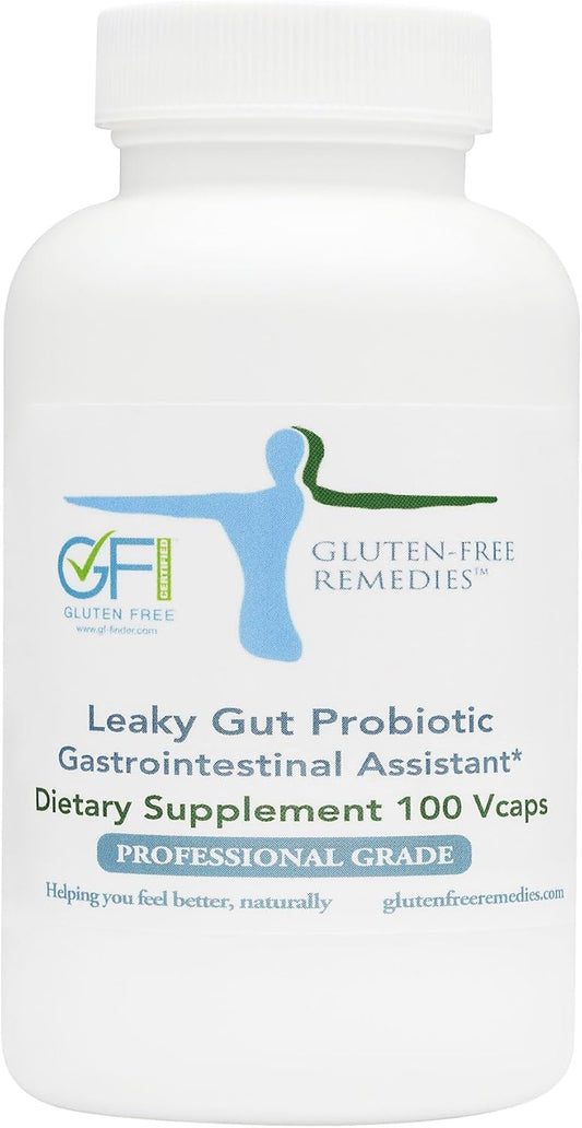 Leaky Gut Probiotic with 75 Billion CFU - Gluten-Free Formula - 100 Capsules
