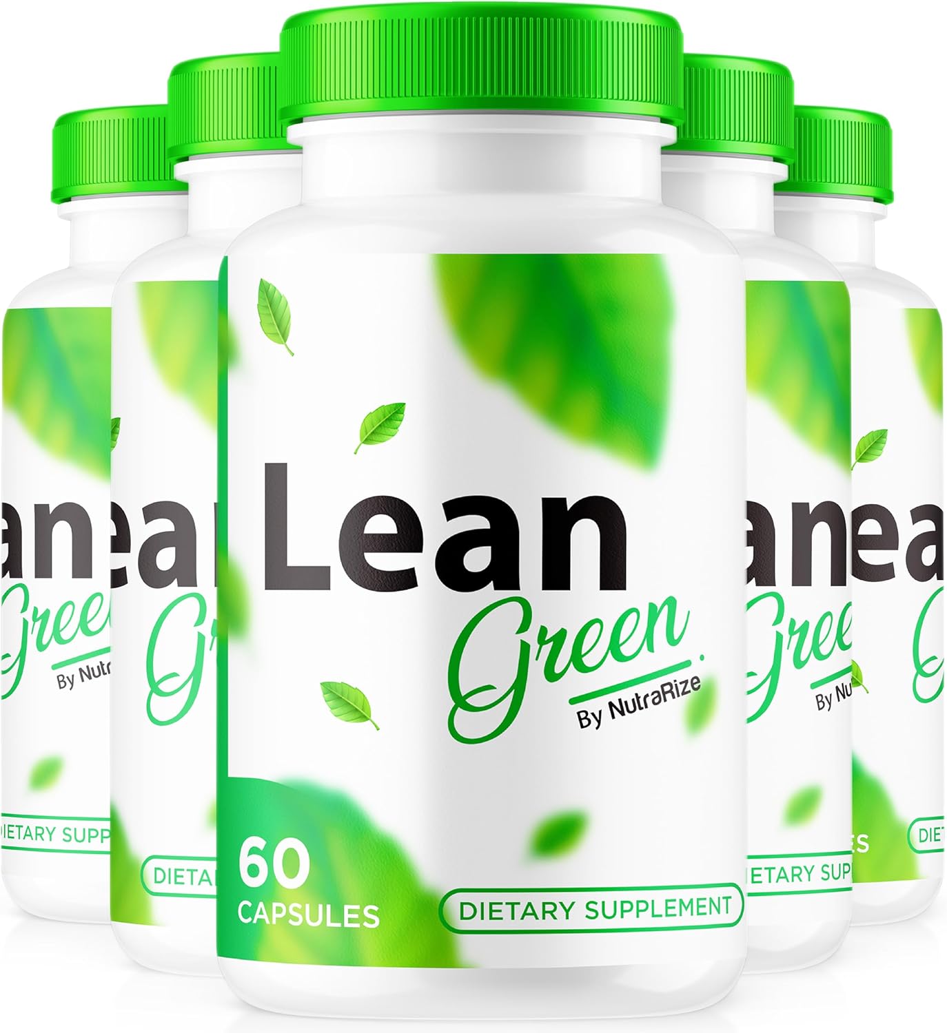 Lean Green Capsules - 5 Pack for Lasting Energy & Health, Premium Keto Pills, Supports Active Lifestyle & Fitness, LeanGreen Detox Formula with 300 Capsules