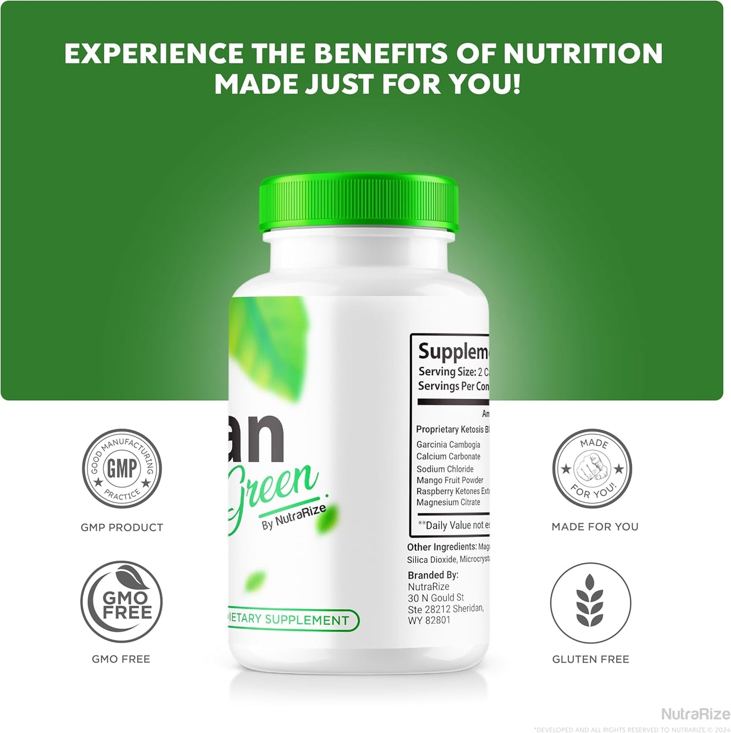 Lean Green Capsules - 5 Pack for Lasting Energy & Health, Premium Keto Pills, Supports Active Lifestyle & Fitness, LeanGreen Detox Formula with 300 Capsules