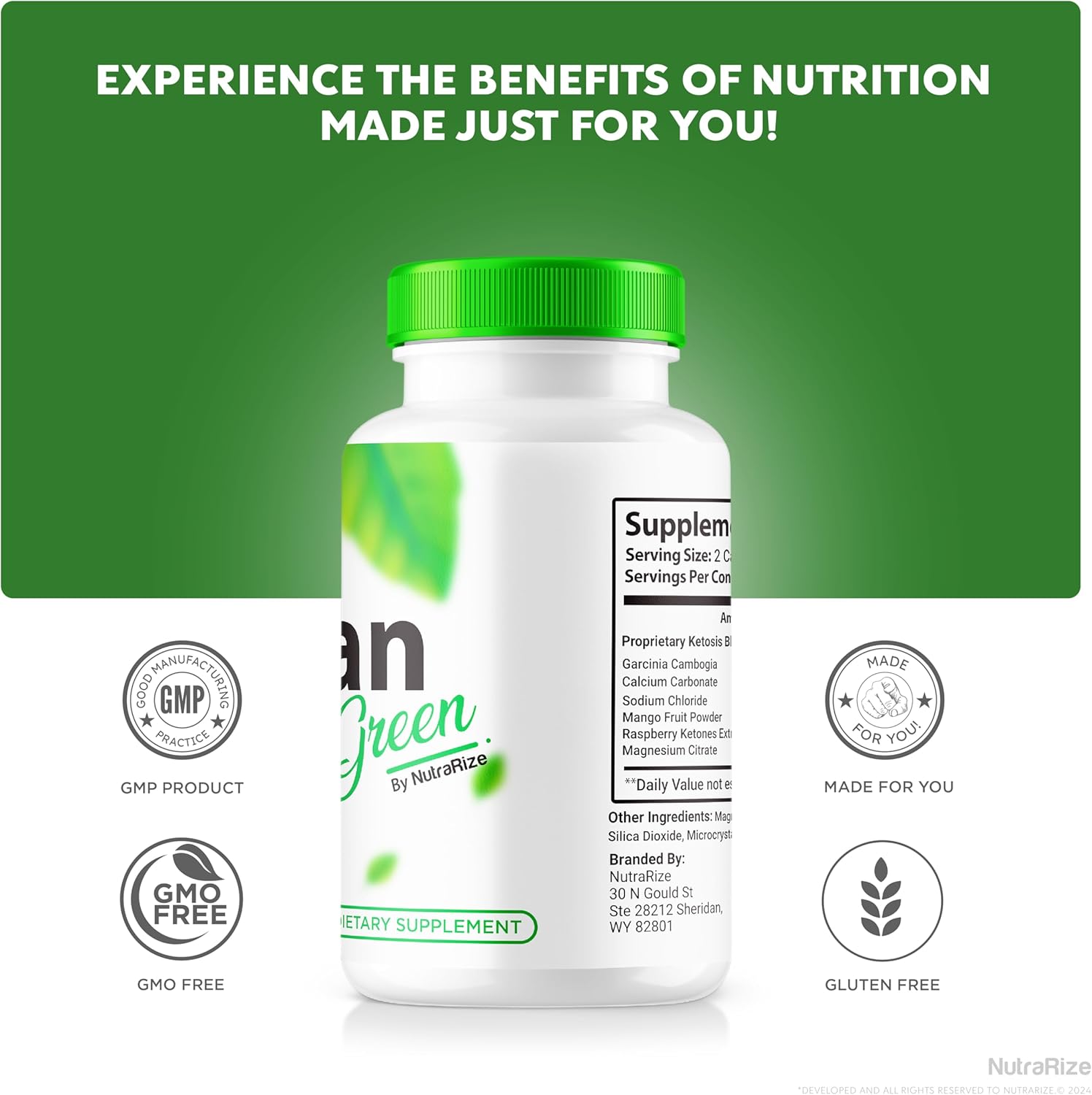 Lean Green Capsules - 5 Pack for Lasting Energy & Health, Premium Keto Pills, Supports Active Lifestyle & Fitness, LeanGreen Detox Formula with 300 Capsules