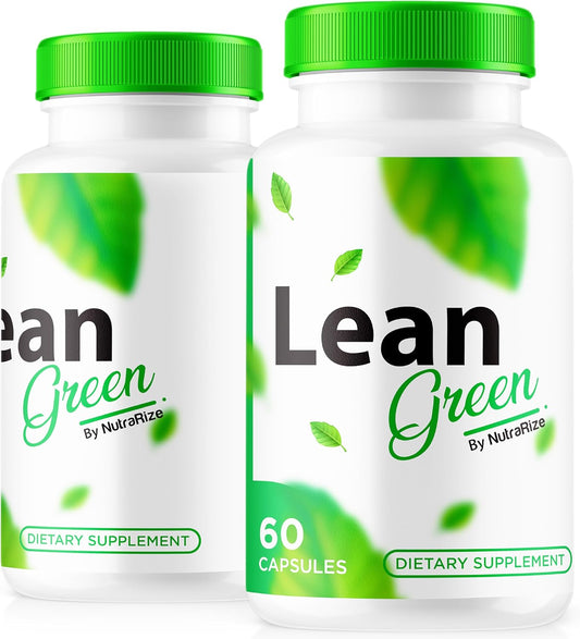 Lean Green Detox Formula - Premium Keto Pills for Lasting Energy & Health - Supports Active Lifestyle - NutraRize (2 Pack) (120 Capsules)