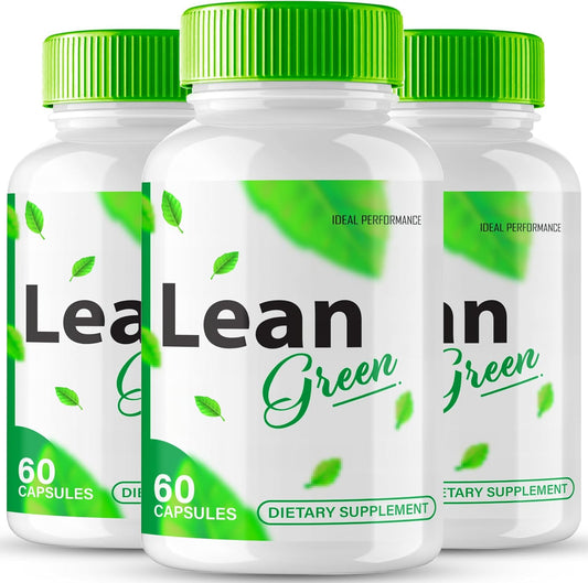 LeanGreen Advanced Formula Keto Capsules - Maximum Strength All Natural Supplement Pills for Ideal Performance (3 Pack)