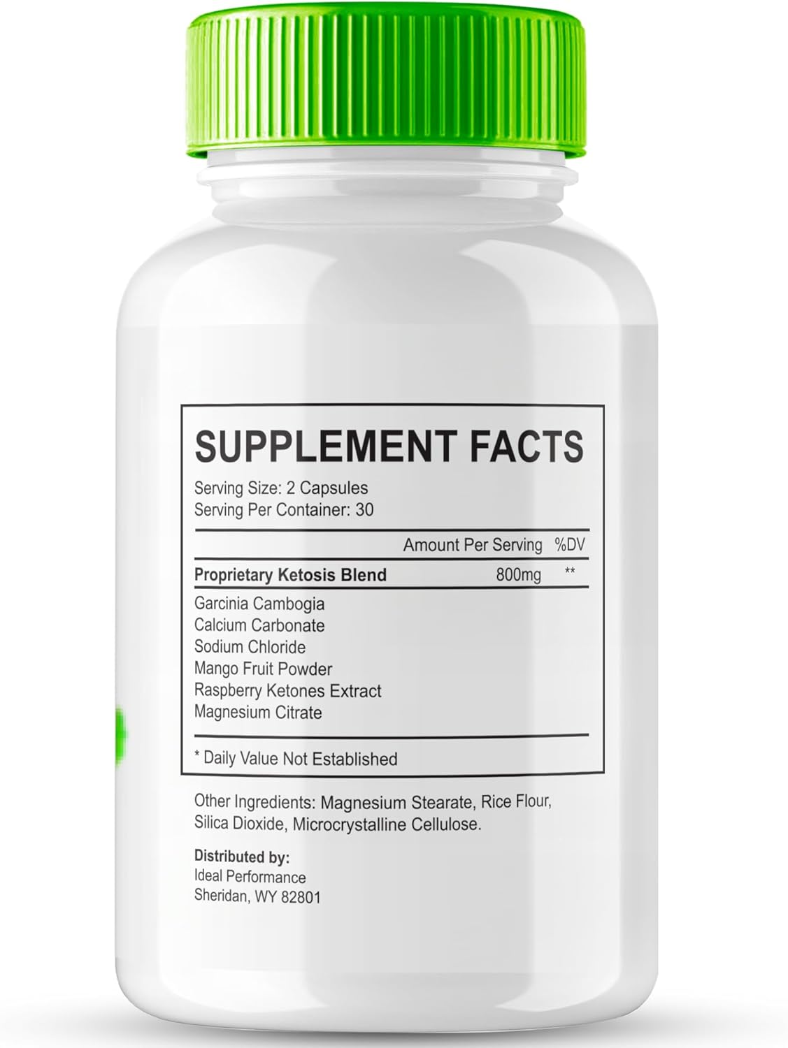 LeanGreen Advanced Formula Keto Capsules - Maximum Strength All Natural Supplement Pills for Ideal Performance (3 Pack)