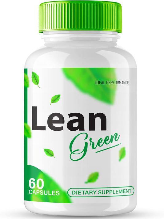 LeanGreen Keto Capsules - Maximum Strength Advanced Formula Supplement Pills for Ideal Performance - All Natural Keto Pills with Positive Reviews (60 Capsules)