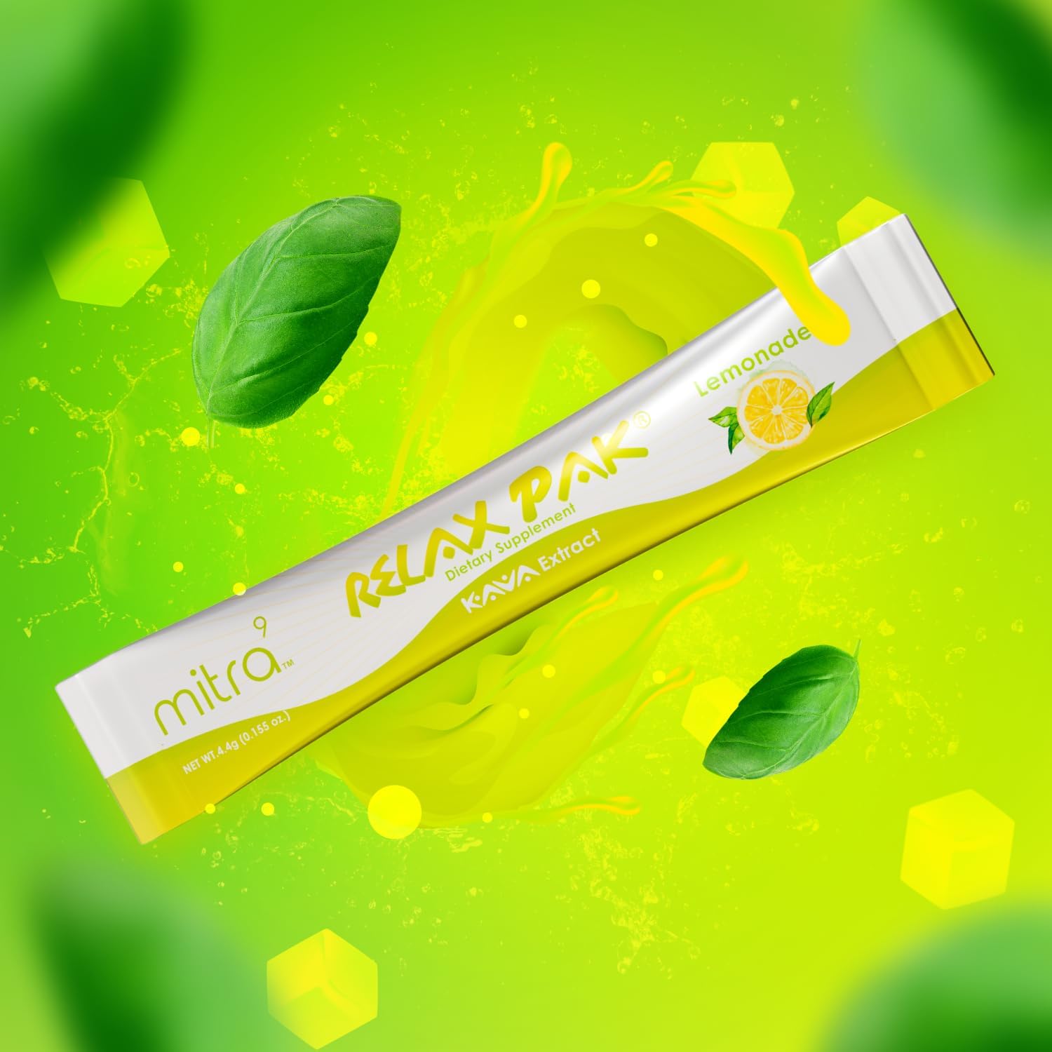 Lemonade Kava Extract Powder Packets - Single-Serving Sticks for Natural Calm & Clarity - Mitra9 Kava Powder RelaxPak