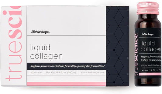 LifeVantage TrueScience Liquid Collagen - Skin Glow & Firmness Support - Collagen Boosting Formula - 30 Bottles x 1.7 Fl. oz.