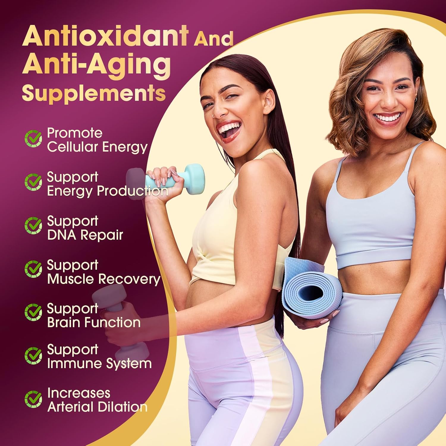 Liposomal NAD+ Resveratrol Supplement for Anti-Aging & Energy Boost - Ultra Antioxidant Capsules, 205mg