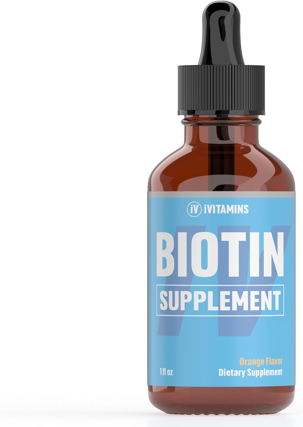 Liquid Biotin Supplement for Hair Growth - 1 fl oz Bottle