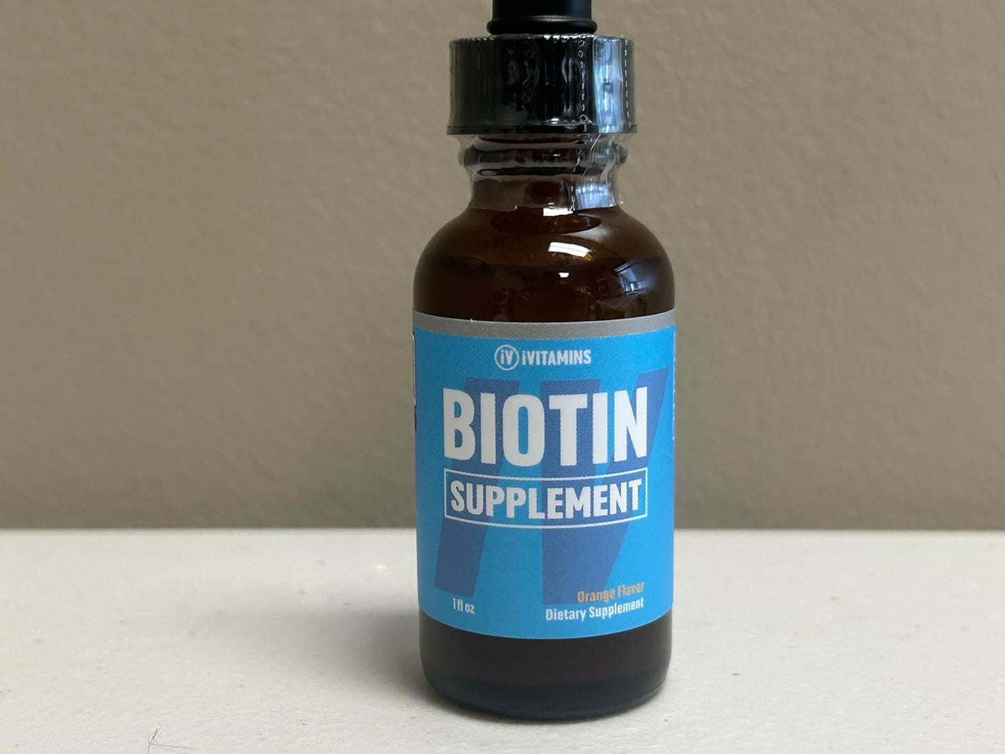 Liquid Biotin Supplement for Hair Growth - 1 fl oz Bottle