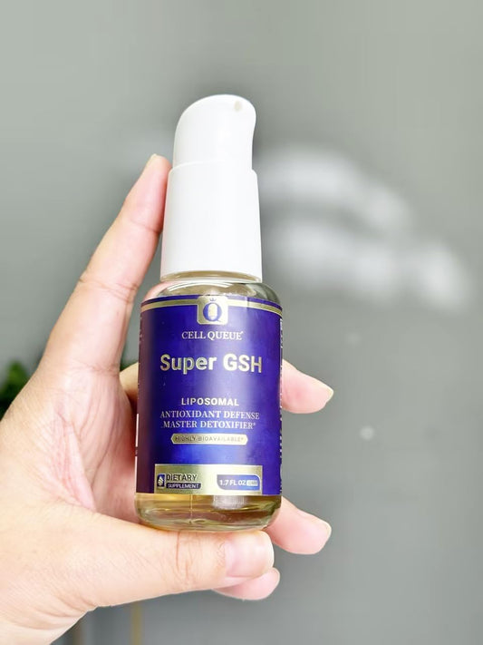 Liquid Glutathione Supplement for Immune Support, Liver Detox & Energy Boost - Antioxidant Defense - 1.7 fl oz