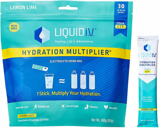 Liquid I.V. Lemon Lime Hydration Multiplier - 30 Count