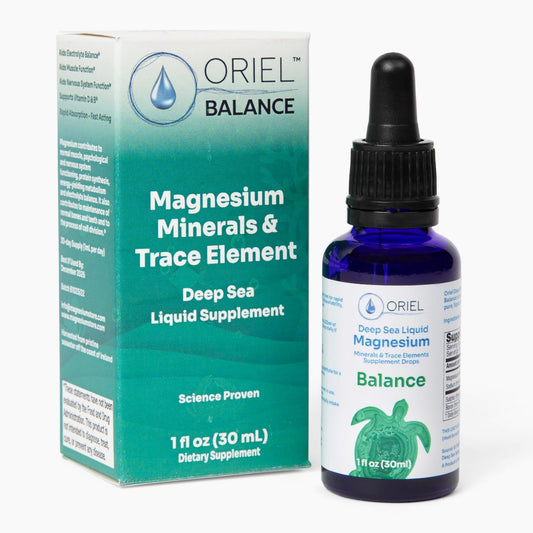 Liquid Magnesium Drops for Rapid Absorption, Electrolyte Balance, Muscle & Nervous System Function - 30ml, 30-Day Supply