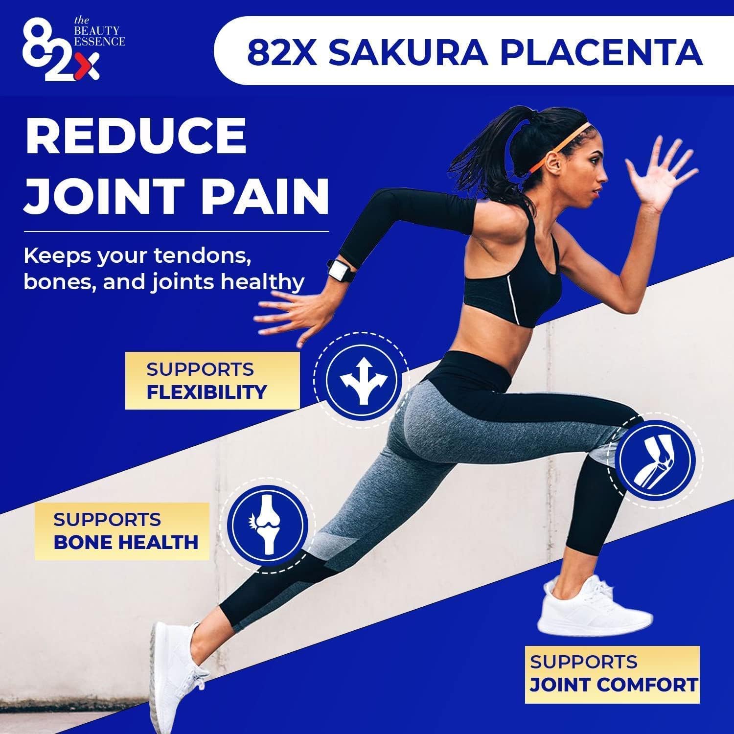 Liquid Placenta Drink with 450,000mg Premium Placenta & 15,000 Marine Collagen Peptides - 82 Fermented Plants, Skin Hair Nail Supplement from Japan (2Pack)
