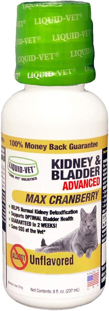 Liquid-Vet Feline Kidney & Bladder Advanced Formula - 8 oz - Plain