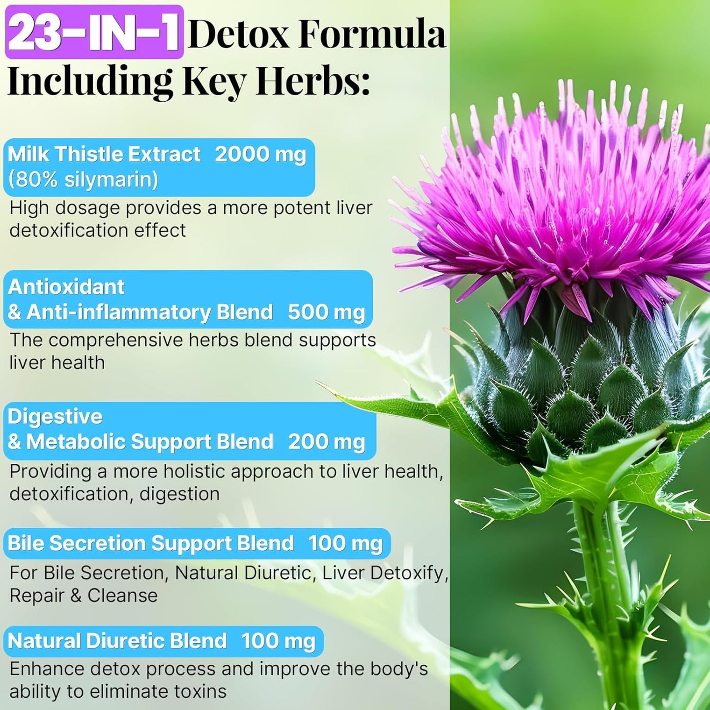Liver Cleanse Detox Gummies with 3000mg Kaourso, Milk Thistle, Turmeric, Dandelion Root & Artichoke - Liver Support & Renewal, Antioxidant, Gut & Skin Health - 60 Fruit Flavor Gummies
