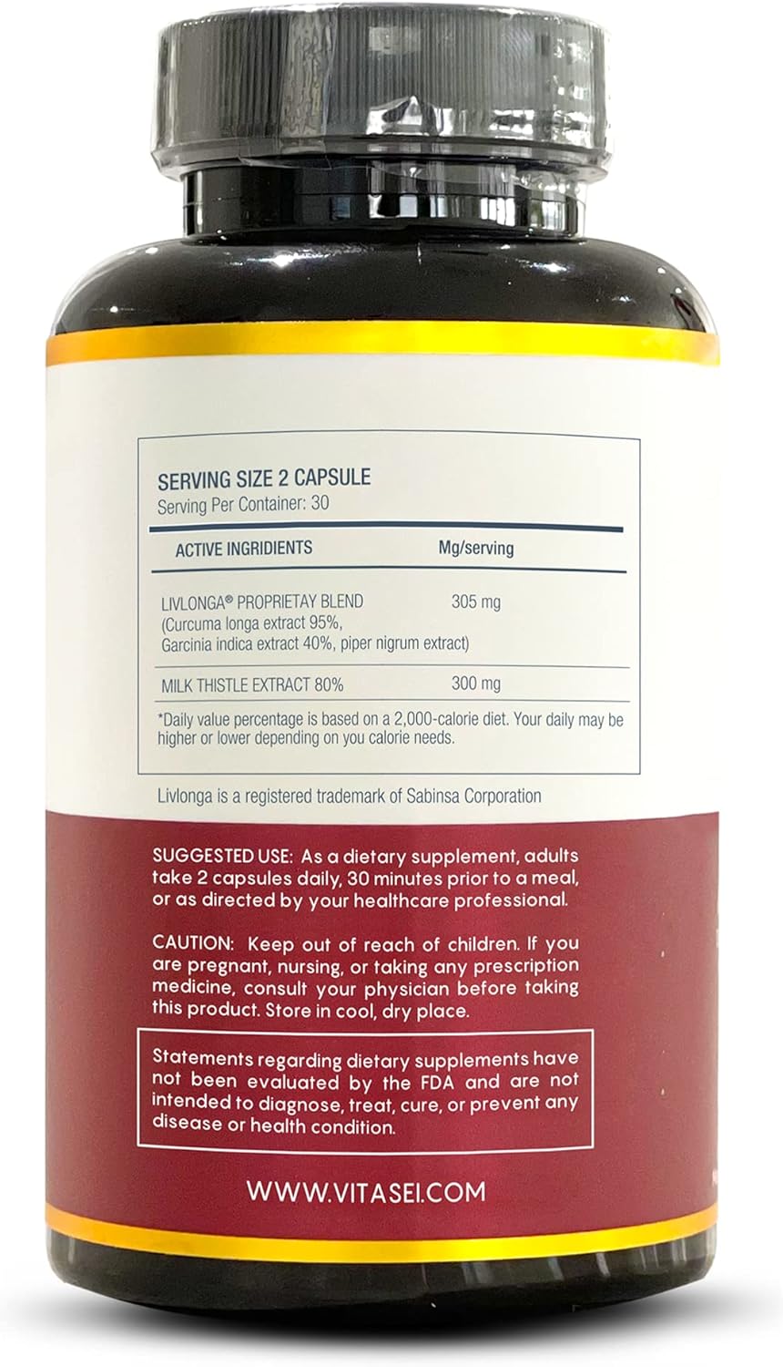 Liver Cleanse Detox & Repair Capsules for Women & Men - 60 Capsules + Testronix Booster - 60 Capsules