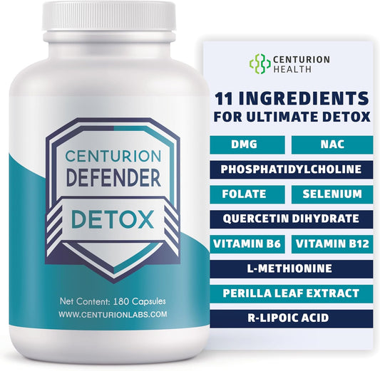 Liver Detox Repair Supplement with Phosphatidylcholine, Vitamin B6, Folate - 180 Capsules