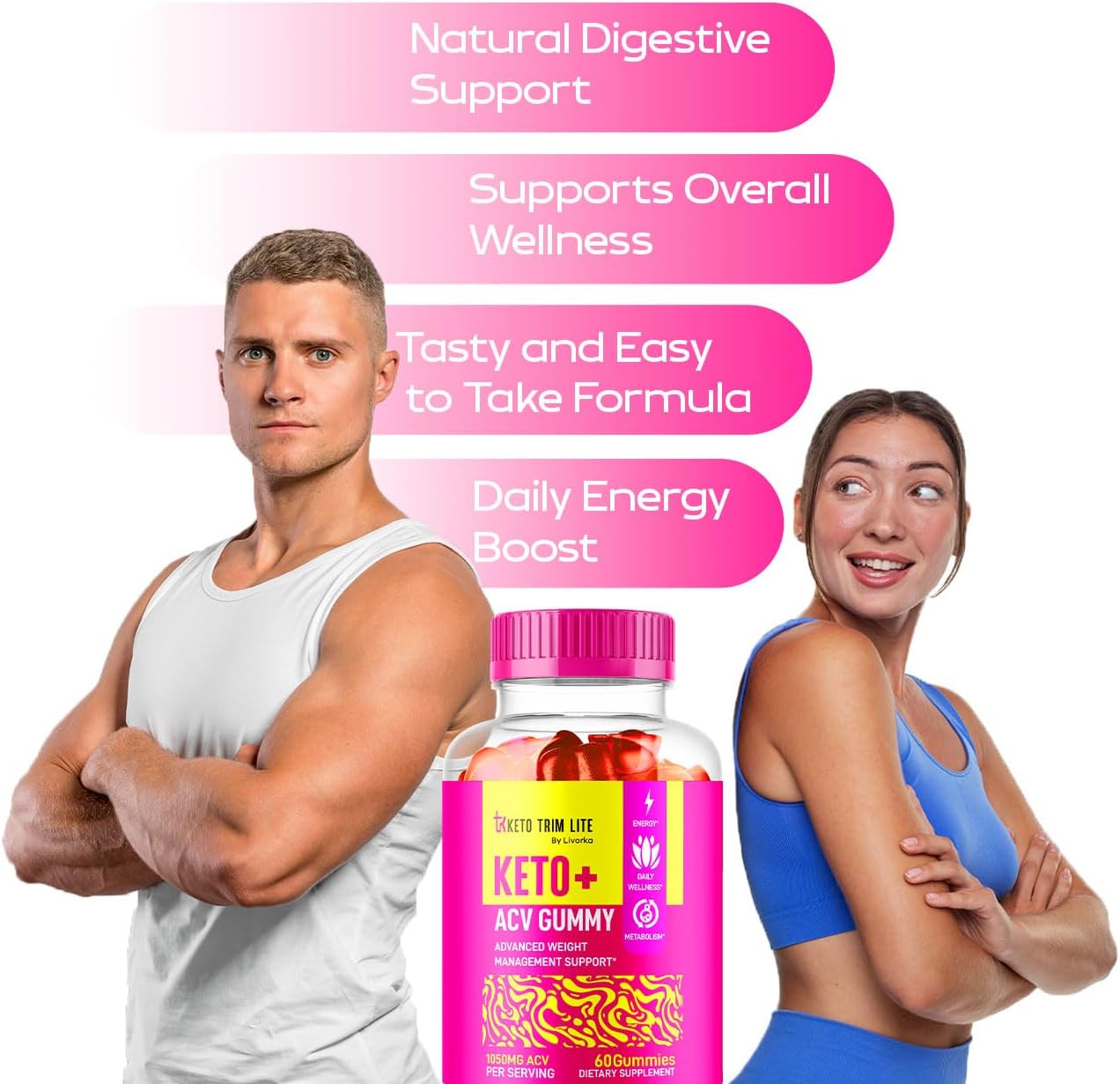 LIVORKA KetoLite Gummies - 60 Gummies Supply for 30 Days