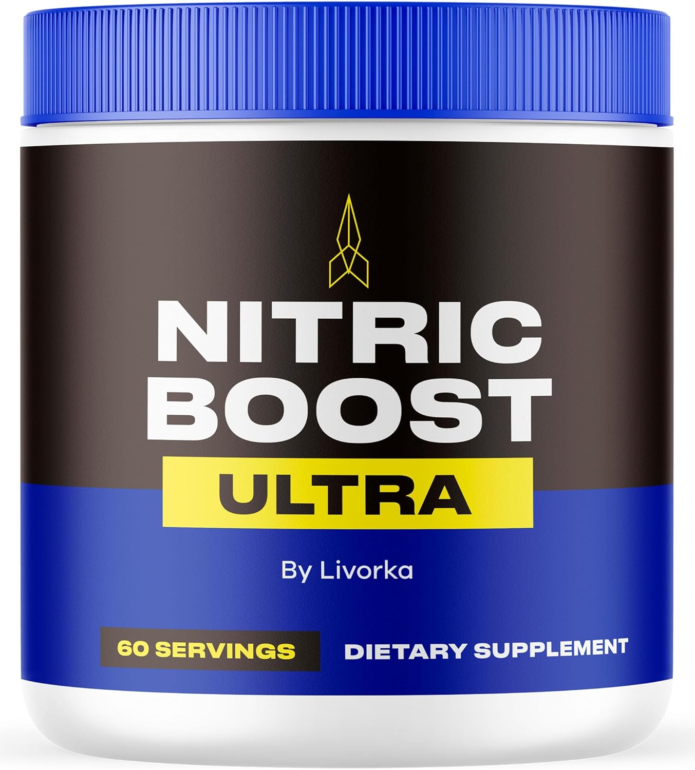 LIVORKA Nitric Boost Ultra Purple Powder - 60 Servings for Men, Nitric Oxide Booster Supplement