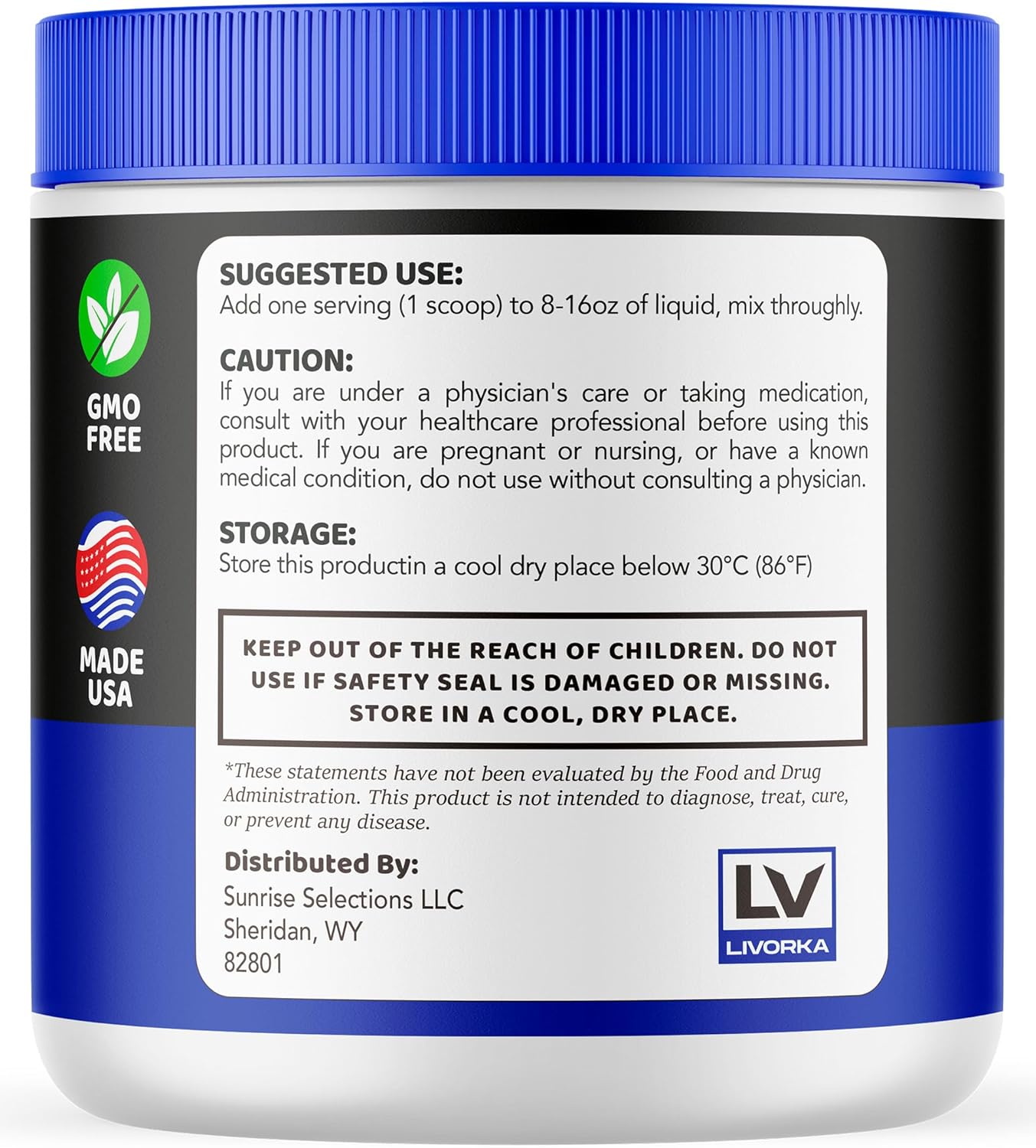 LIVORKA Nitric Boost Ultra Purple Powder - 60 Servings for Men, Nitric Oxide Booster Supplement