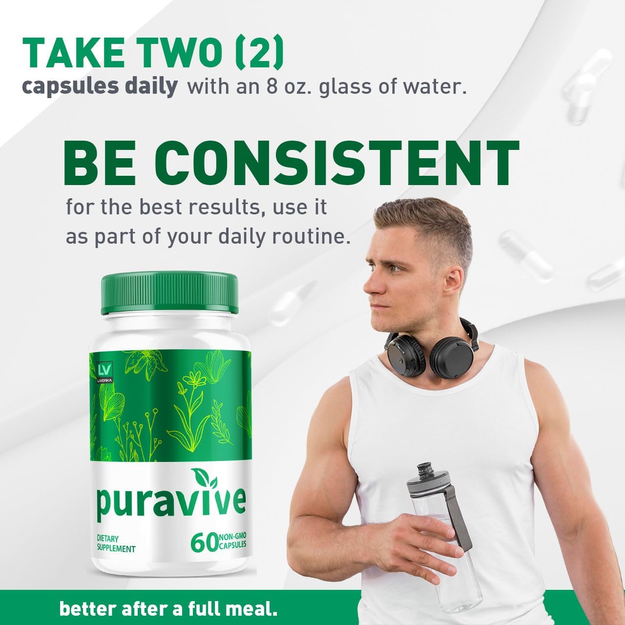 LIVORKA Puravive Exotic Rice Supplement Capsules - 60 Pills for 1 Month Supply - Reviews & Support