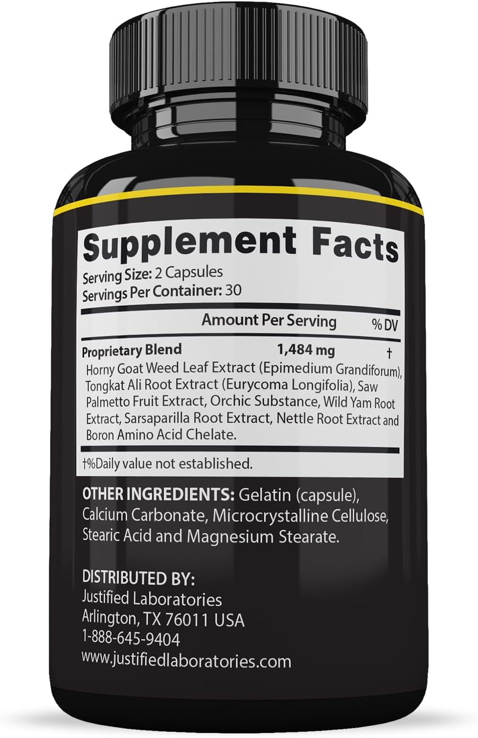 Maasalong Advanced Men's Health Formula 120 Capsules (2 Pack) by Justified Laboratories