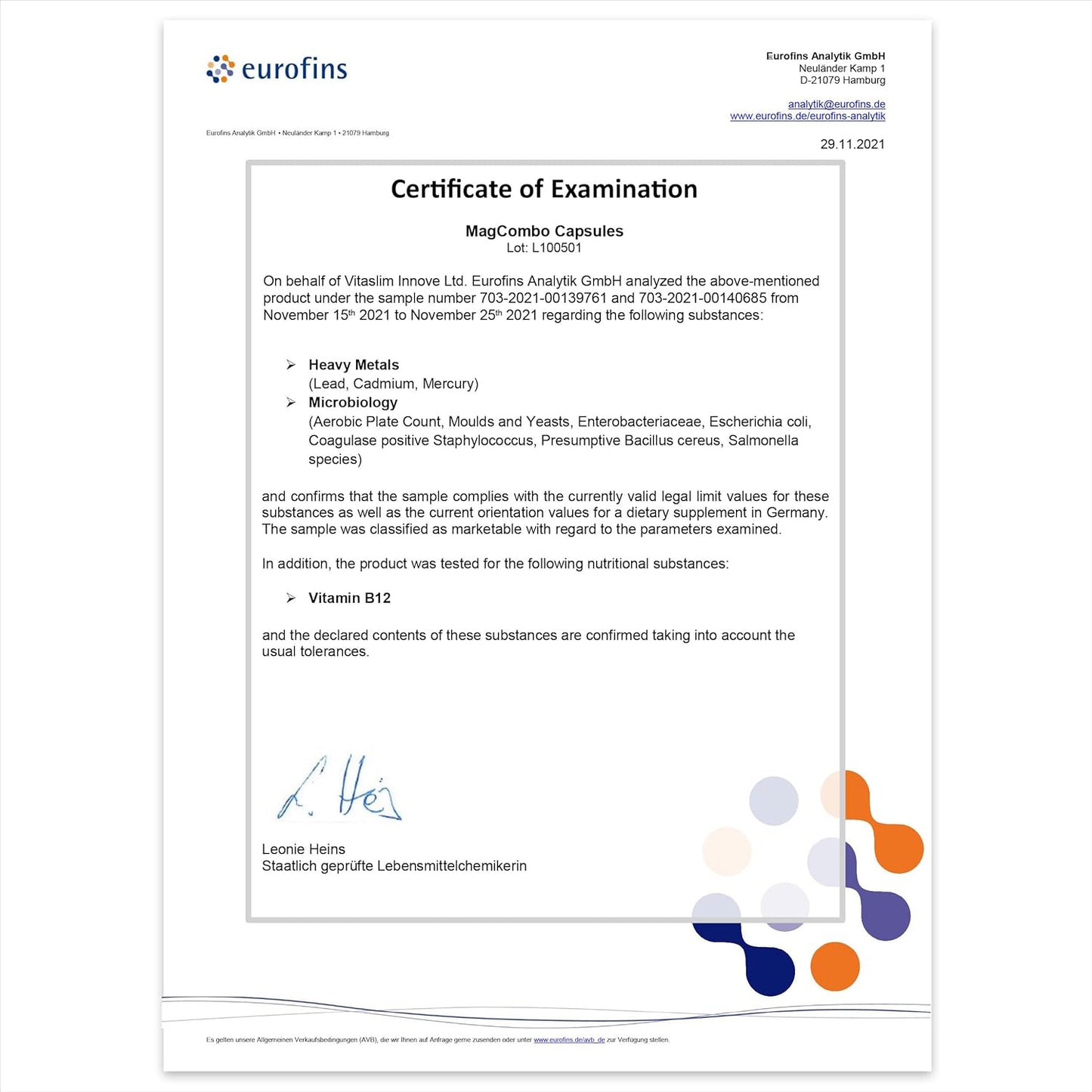 MagCombo Magnesium Supplement - High Absorption Oil Formula with Vitamins B2, B6, B12, and C - 3 Pack, 1 Capsule Daily