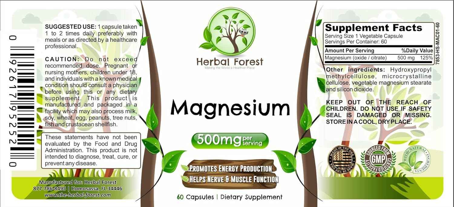 Magnesium 500 mg