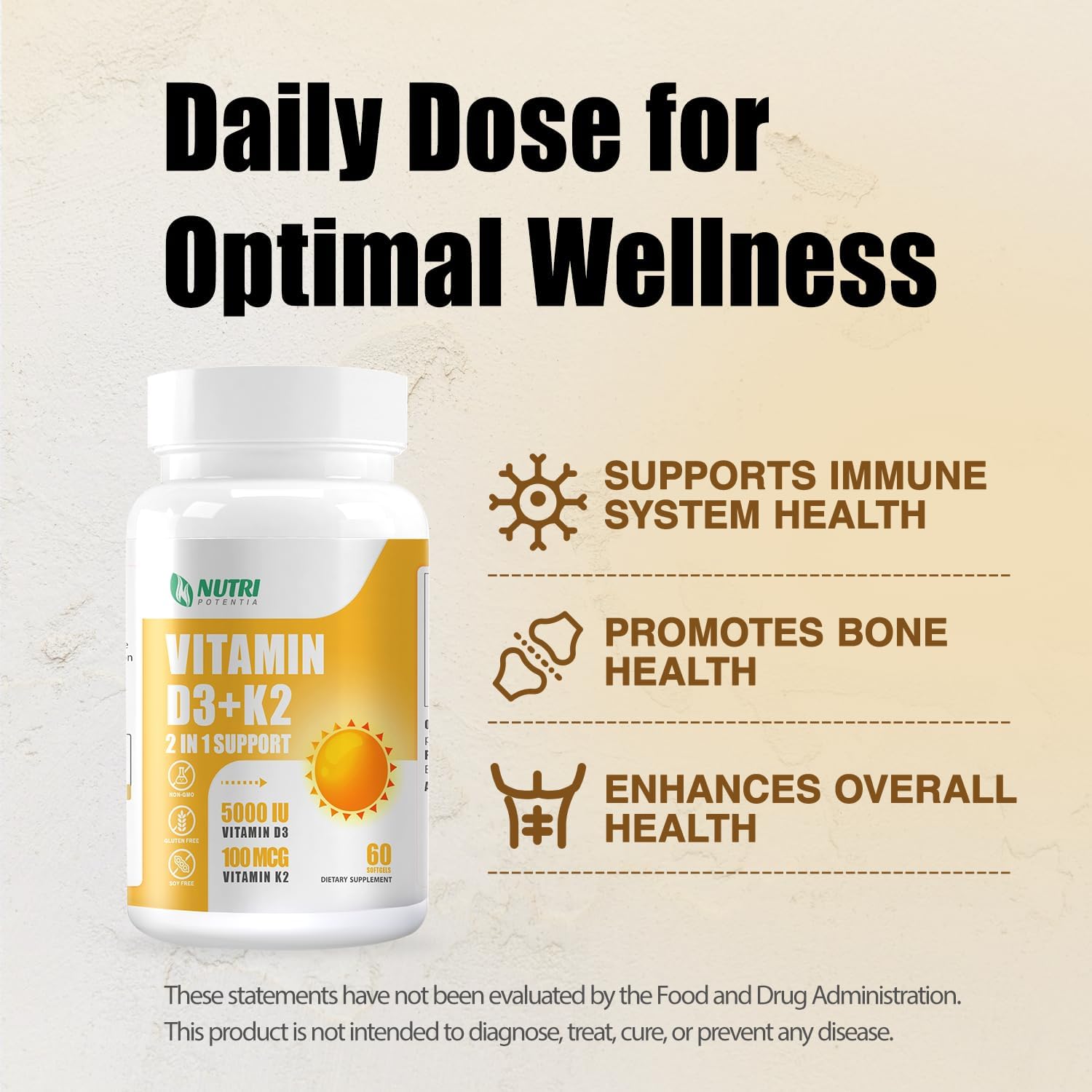 Magnesium Breakthrough Complex Supplement with Vitamin D3 K2 and MCT Oil Softgels - Bone, Heart, Muscle, Nervous System Support | Non-GMO