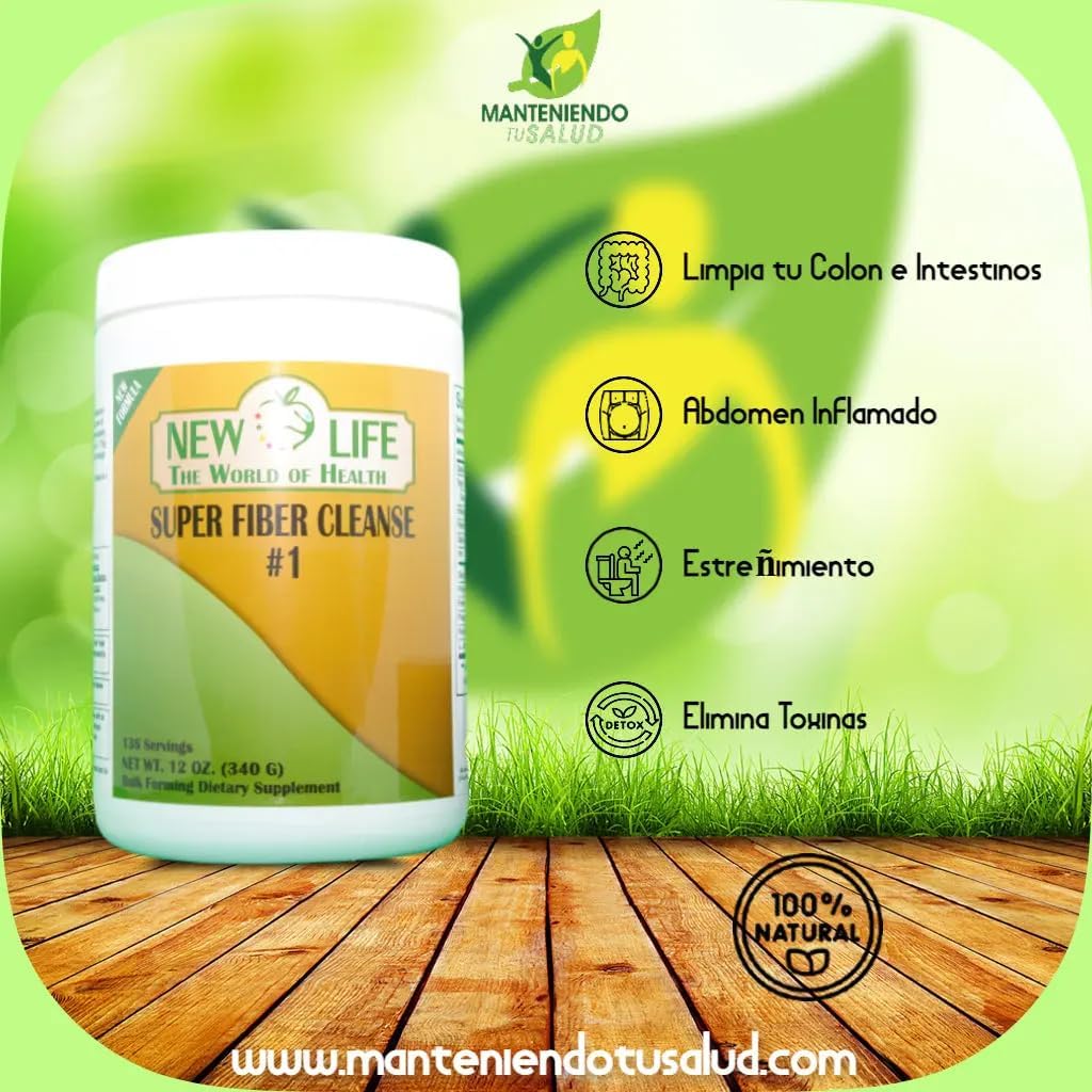 Maintain Your Health with Super Fiber Cleanse 1 for Detox Support - 12oz