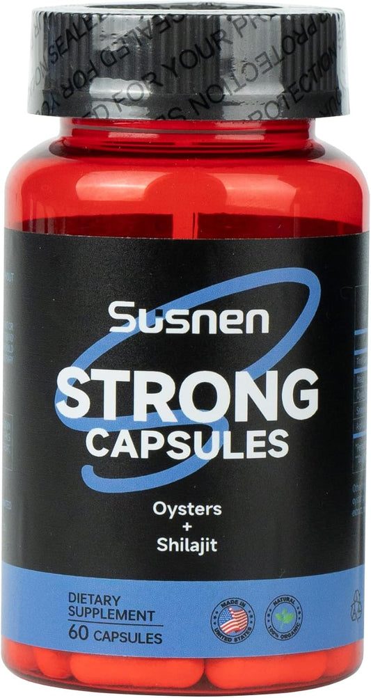 Male Energy Supplement with Oyster Titanium Seaweed Extract and Minerals - Promotes Absorption and Strengthens Body - 60 Capsules