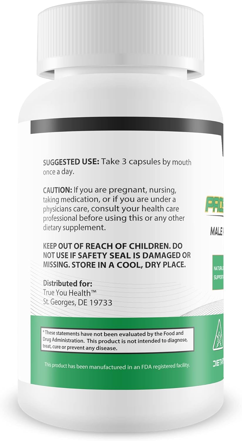 Male Prostate Support Supplement with Green Tea - Natural Antioxidant Formula for Energy, Stamina, Inflammation, Blood Flow, and Prostate Health