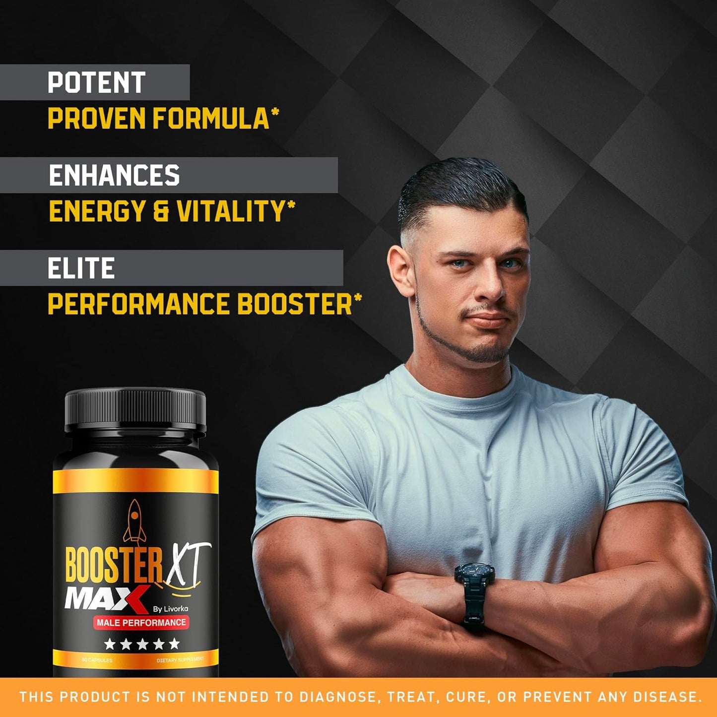 MAX Strength LIVORKA Booster XT Capsules - Pro Supplement with 60 Capsules - Reviews & Benefits