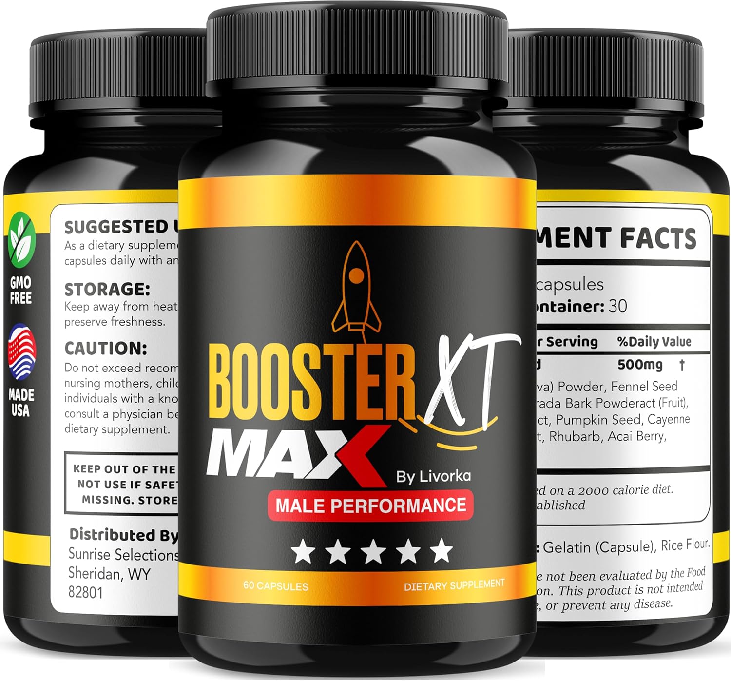 MAX Strength LIVORKA Booster XT Capsules - Pro Supplement with 60 Capsules - Reviews & Benefits