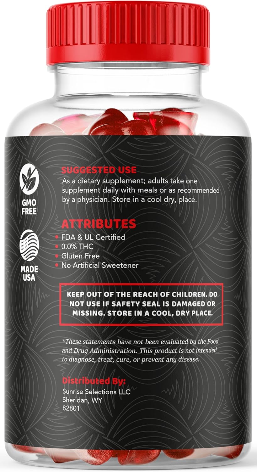 Maximum Edge Male Gummies - 30 Gummies for 1 Month - Men's Edge Control Supplement