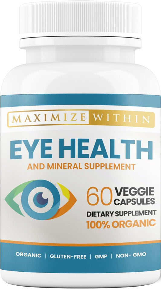 Maximum Slim Eye Health and Mineral Supplement - 60 Count - Enhance Your Vision and Wellness