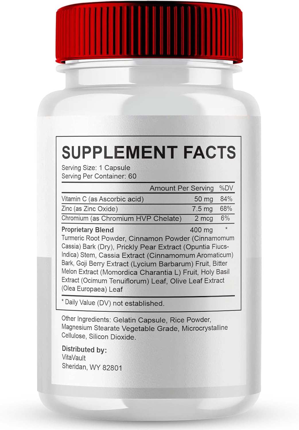 Maximum Strength GlucoExtend Support Formula Capsules - Natural Health Supplement for Glucose Control, 60 Pills, Official Reviews