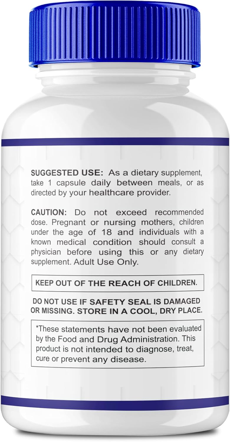 Maximum Strength GlucoFortex Capsules - Natural GlucoFortex Support Supplement for Health & Wellness (3 Pack)
