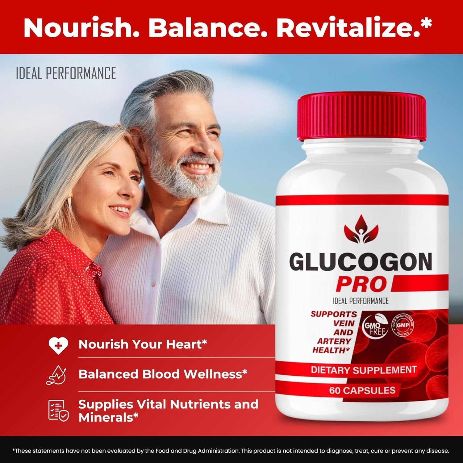 Maximum Strength Glucogon Pro Capsules - All Natural Glucogon Support Supplement for Health and Wellness