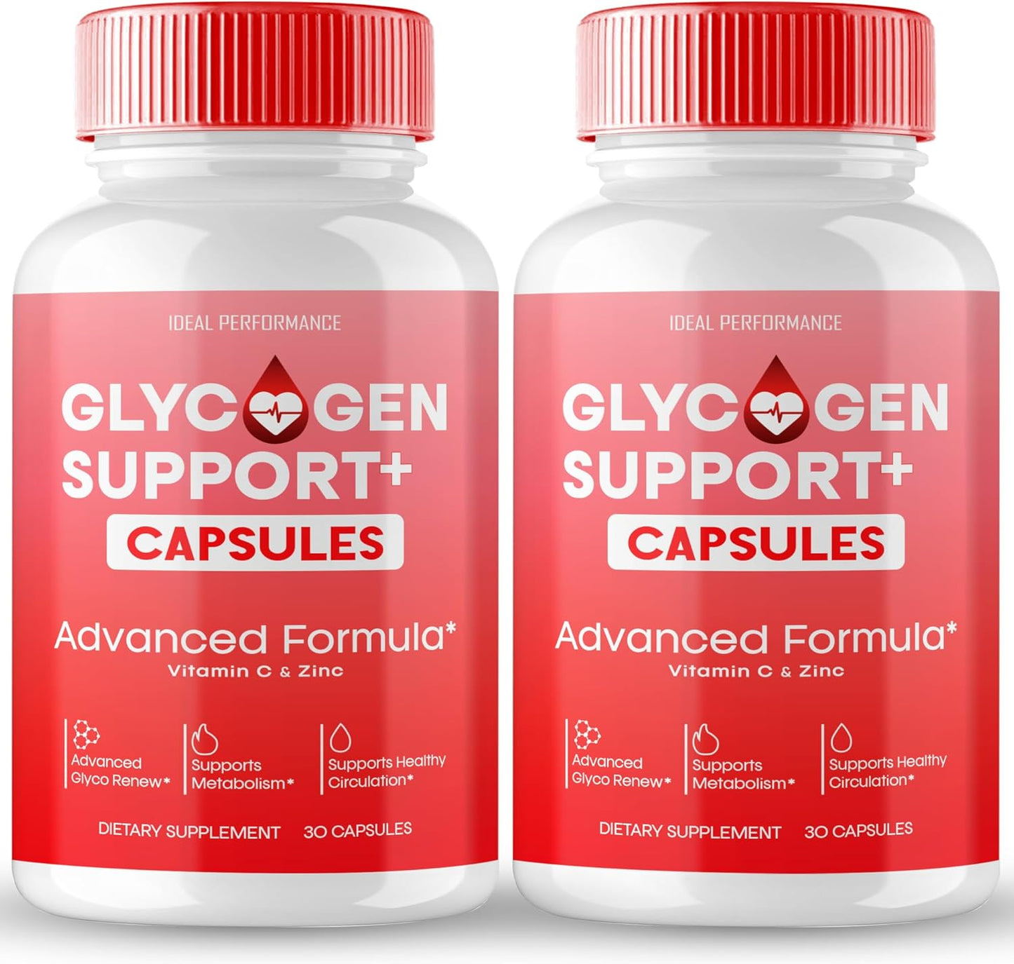 Maximum Strength Glycogen Support Capsules - Natural Advanced Formula Supplement for Healthy Levels, Overall Wellness - Reviews (2 Pack)